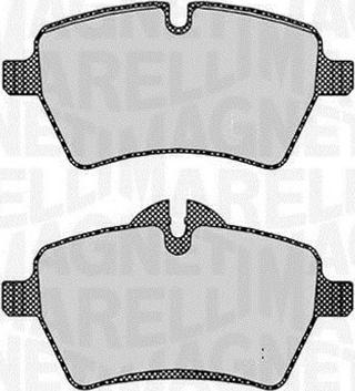 Magneti Marelli 363916060619 - Bremžu uzliku kompl., Disku bremzes www.autospares.lv