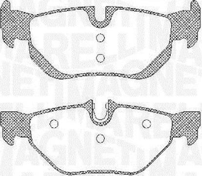 Magneti Marelli 363916060624 - Brake Pad Set, disc brake www.autospares.lv