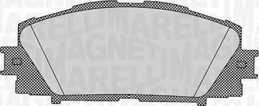 Magneti Marelli 363916060628 - Bremžu uzliku kompl., Disku bremzes www.autospares.lv