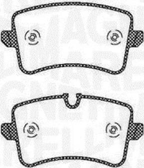 Magneti Marelli 363916060673 - Brake Pad Set, disc brake www.autospares.lv