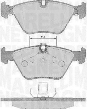 Magneti Marelli 363916060159 - Bremžu uzliku kompl., Disku bremzes www.autospares.lv