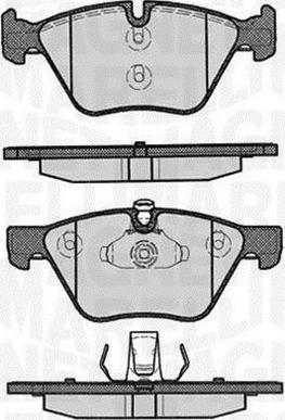 Magneti Marelli 363916060156 - Bremžu uzliku kompl., Disku bremzes www.autospares.lv