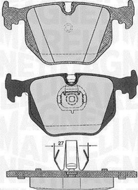 Magneti Marelli 363916060152 - Bremžu uzliku kompl., Disku bremzes autospares.lv