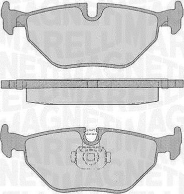 Magneti Marelli 363916060157 - Bremžu uzliku kompl., Disku bremzes www.autospares.lv