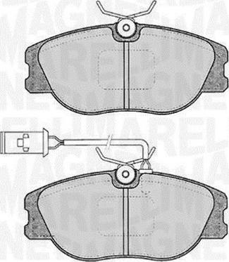 Magneti Marelli 363916060117 - Brake Pad Set, disc brake www.autospares.lv