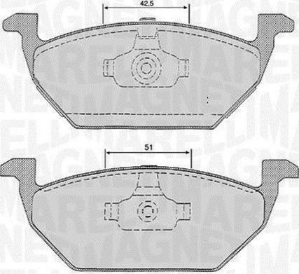 Magneti Marelli 363916060134 - Bremžu uzliku kompl., Disku bremzes www.autospares.lv