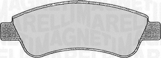 Magneti Marelli 363916060174 - Brake Pad Set, disc brake www.autospares.lv