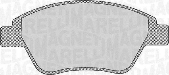 Magneti Marelli 363916060176 - Bremžu uzliku kompl., Disku bremzes www.autospares.lv