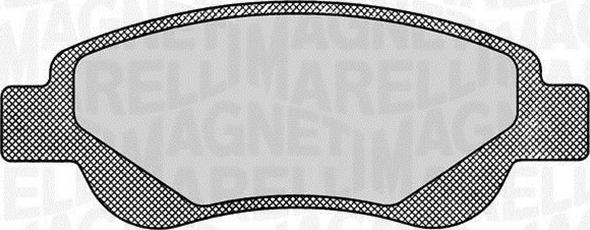 Magneti Marelli 363916060172 - Brake Pad Set, disc brake www.autospares.lv