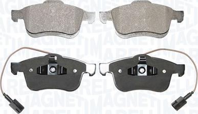 Magneti Marelli 363916060860 - Brake Pad Set, disc brake www.autospares.lv