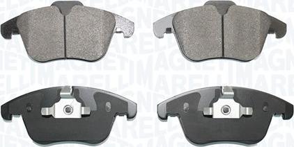 Magneti Marelli 363916060838 - Brake Pad Set, disc brake www.autospares.lv