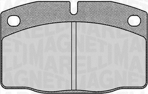 Magneti Marelli 363916060354 - Тормозные колодки, дисковые, комплект www.autospares.lv