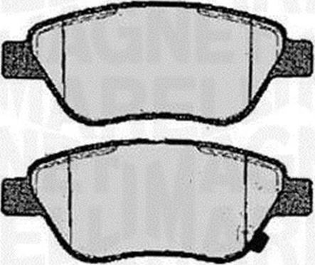 Magneti Marelli 363916060361 - Brake Pad Set, disc brake www.autospares.lv