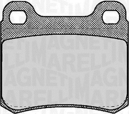 Magneti Marelli 363916060304 - Bremžu uzliku kompl., Disku bremzes www.autospares.lv