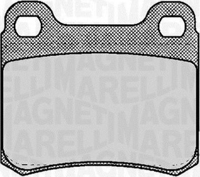 Magneti Marelli 363916060306 - Bremžu uzliku kompl., Disku bremzes autospares.lv