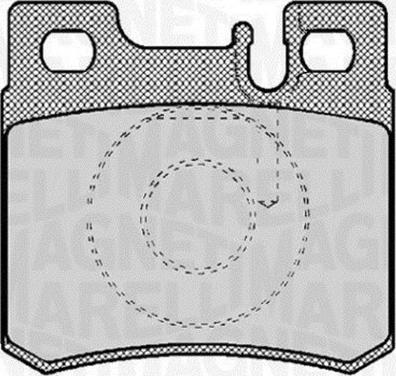 Magneti Marelli 363916060307 - Bremžu uzliku kompl., Disku bremzes www.autospares.lv