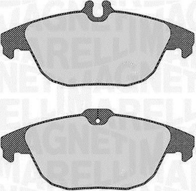 Magneti Marelli 363916060314 - Bremžu uzliku kompl., Disku bremzes www.autospares.lv