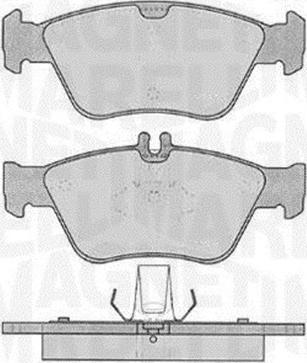 Magneti Marelli 363916060310 - Bremžu uzliku kompl., Disku bremzes www.autospares.lv