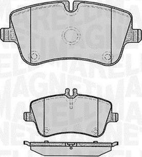 Magneti Marelli 363916060312 - Bremžu uzliku kompl., Disku bremzes www.autospares.lv