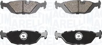 Magneti Marelli 363916060387 - Brake Pad Set, disc brake www.autospares.lv