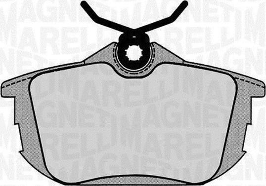 Magneti Marelli 363916060336 - Brake Pad Set, disc brake www.autospares.lv