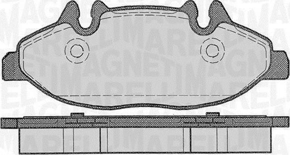 Magneti Marelli 363916060329 - Bremžu uzliku kompl., Disku bremzes www.autospares.lv