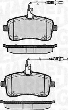 Magneti Marelli 363916060376 - Bremžu uzliku kompl., Disku bremzes autospares.lv