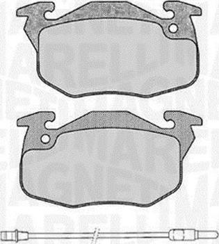 Magneti Marelli 363916060372 - Brake Pad Set, disc brake www.autospares.lv