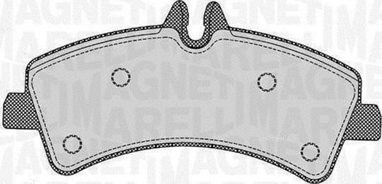 Magneti Marelli 363916060299 - Bremžu uzliku kompl., Disku bremzes www.autospares.lv