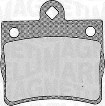 Magneti Marelli 363916060297 - Bremžu uzliku kompl., Disku bremzes www.autospares.lv