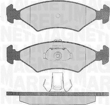 Magneti Marelli 363916060248 - Bremžu uzliku kompl., Disku bremzes autospares.lv