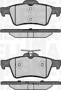 Magneti Marelli 363916060243 - Bremžu uzliku kompl., Disku bremzes autospares.lv