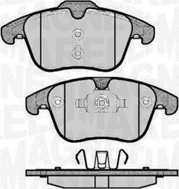 Magneti Marelli 363916060263 - Bremžu uzliku kompl., Disku bremzes autospares.lv