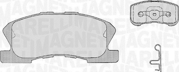 Magneti Marelli 363916060209 - Bremžu uzliku kompl., Disku bremzes www.autospares.lv