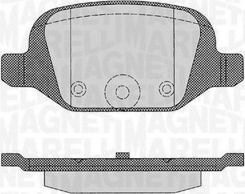 Magneti Marelli 363916060216 - Bremžu uzliku kompl., Disku bremzes www.autospares.lv