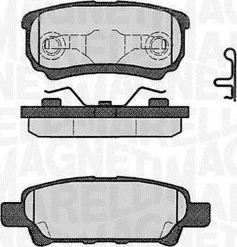 Magneti Marelli 363916060285 - Bremžu uzliku kompl., Disku bremzes www.autospares.lv