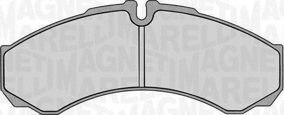 Magneti Marelli 363916060283 - Brake Pad Set, disc brake www.autospares.lv