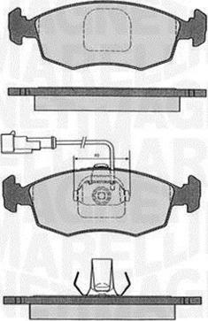 Magneti Marelli 363916060232 - Bremžu uzliku kompl., Disku bremzes www.autospares.lv