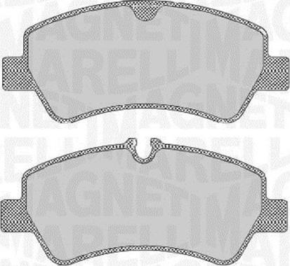 Magneti Marelli 363916060740 - Bremžu uzliku kompl., Disku bremzes www.autospares.lv