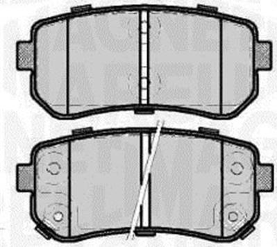 Magneti Marelli 363916060701 - Brake Pad Set, disc brake www.autospares.lv