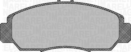 Magneti Marelli 363916060702 - Тормозные колодки, дисковые, комплект www.autospares.lv