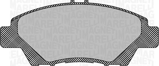 Magneti Marelli 363916060707 - Brake Pad Set, disc brake www.autospares.lv