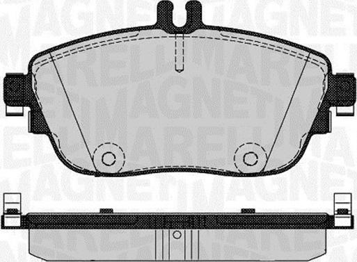 Magneti Marelli 363916060734 - Bremžu uzliku kompl., Disku bremzes www.autospares.lv