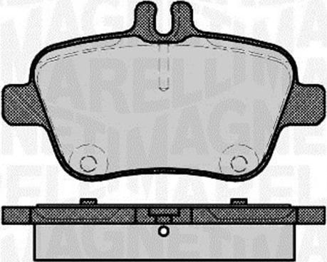 Magneti Marelli 363916060736 - Bremžu uzliku kompl., Disku bremzes www.autospares.lv