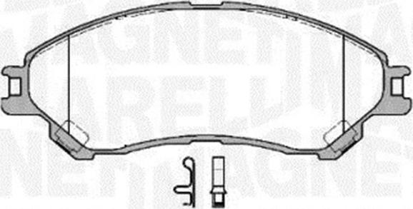 Magneti Marelli 363916060727 - Brake Pad Set, disc brake www.autospares.lv