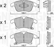 Magneti Marelli 363916061192 - Bremžu uzliku kompl., Disku bremzes www.autospares.lv