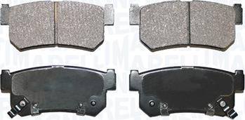 Magneti Marelli 363916061140 - Brake Pad Set, disc brake www.autospares.lv