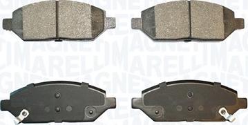 Magneti Marelli 363916061107 - Brake Pad Set, disc brake www.autospares.lv