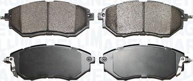 Magneti Marelli 363916061138 - Brake Pad Set, disc brake www.autospares.lv