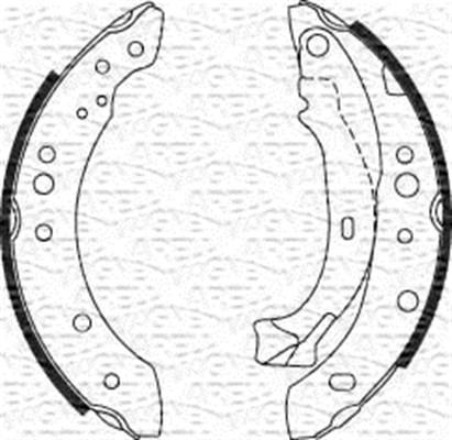 Magneti Marelli 363616900000 - Brake Shoe Set www.autospares.lv